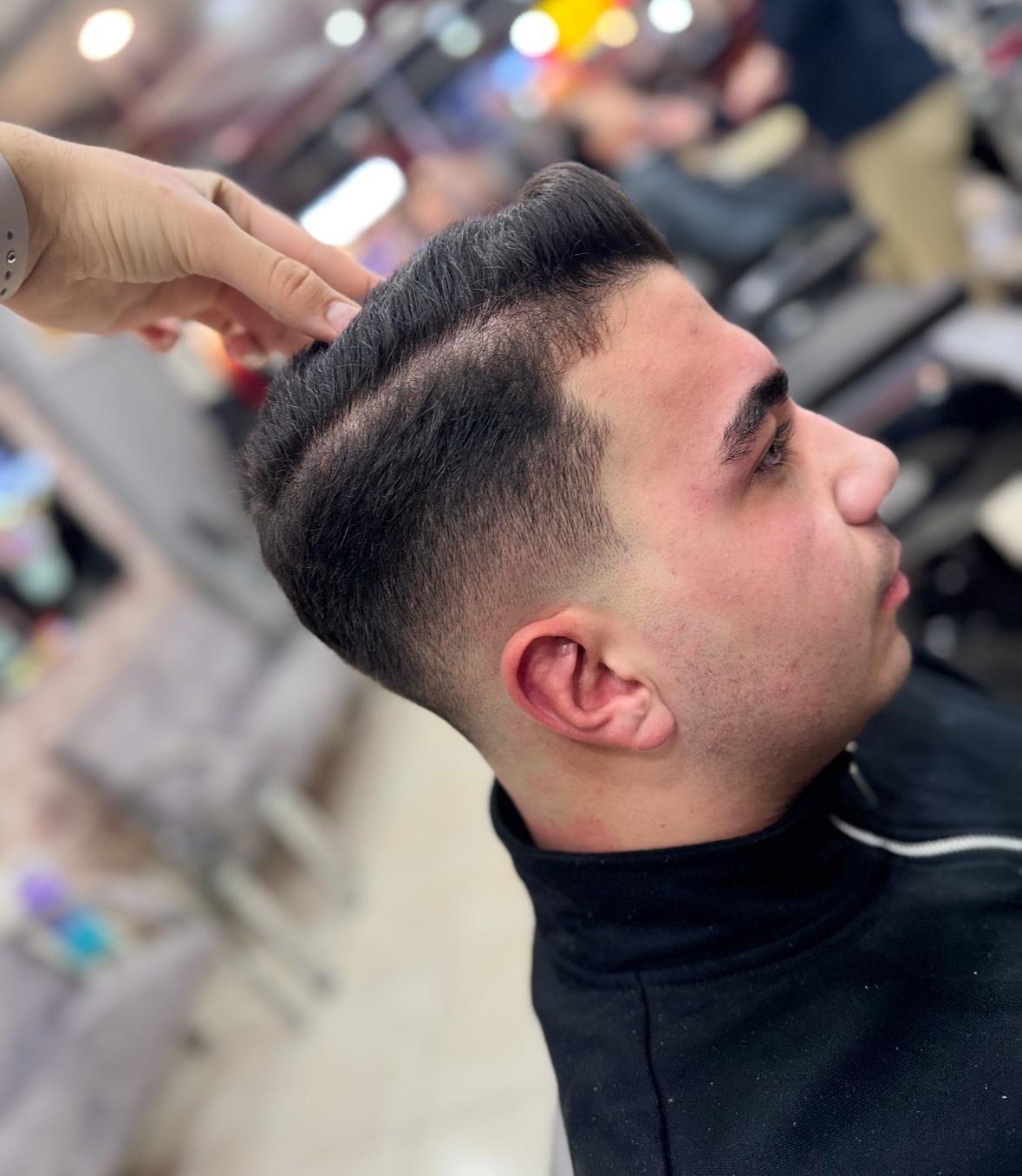 Hard part ve skin fade erkek kesimi