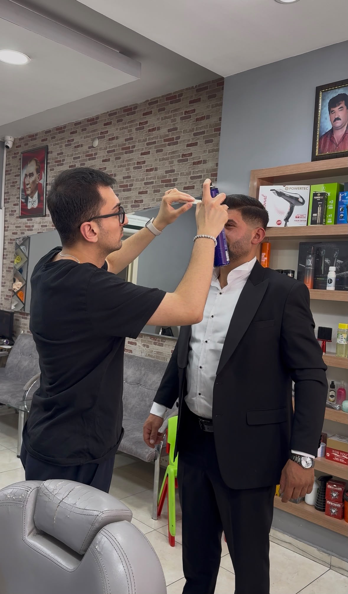 Özel gün saç şekillendirme
